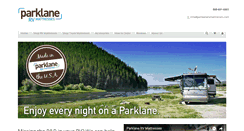 Desktop Screenshot of parklanervmattresses.com