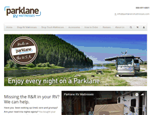 Tablet Screenshot of parklanervmattresses.com